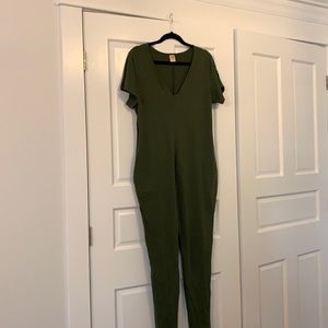 Smash+Tess Sunday romper in olive green
